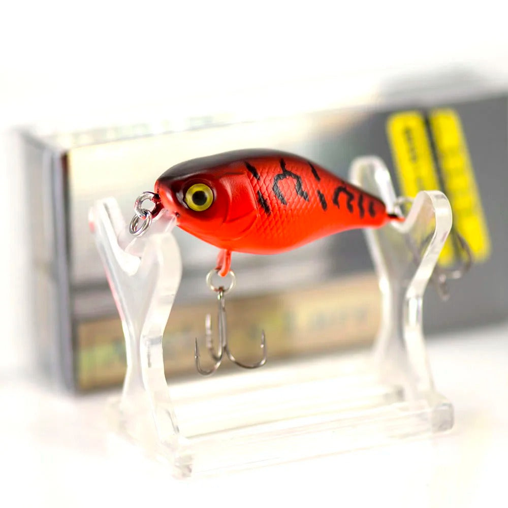 38mm 4.4g Crank bait Hard Plastic Fishing Lures, Countbass Wobbler Freshwater Crappie Fishing Baits