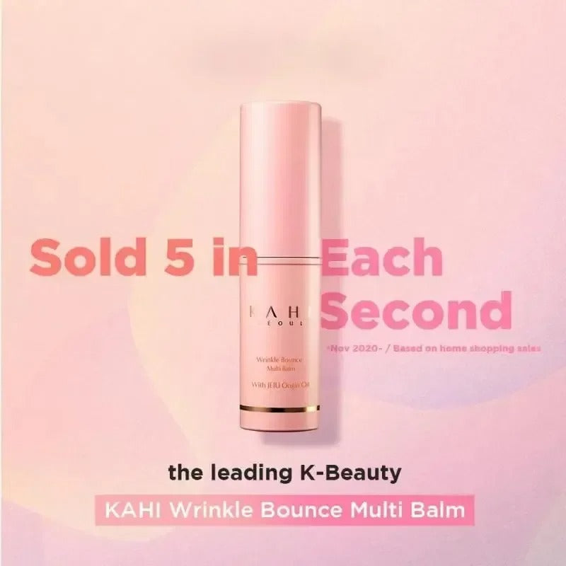 Korean Wrinkle Bounce Multi Balm 9g 1/2/3 Pcs Fade Wrinkles Collagen Pink Stick Deep Moisturizing Multi Cream Hydrated Skin Care