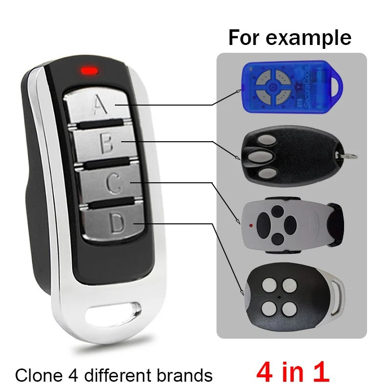 TX2REV TX4REV TX4EVF TX4REVF 868MHz Garage Door Remote Control Duplicator Replacement Garage Door Opener Keychain