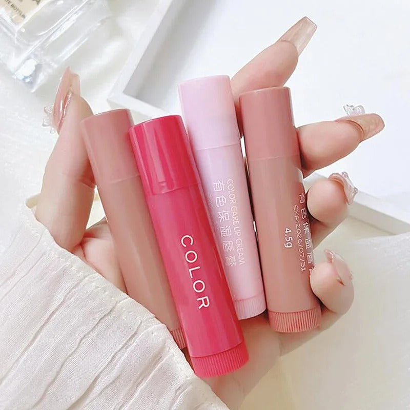 Moisturize Lip Balm Lipstick Hydrate Cute Girl Plump Lip Water Light Lip Glaze Makeup Korean Lipstick Cosmetic 3 Colors Beauty