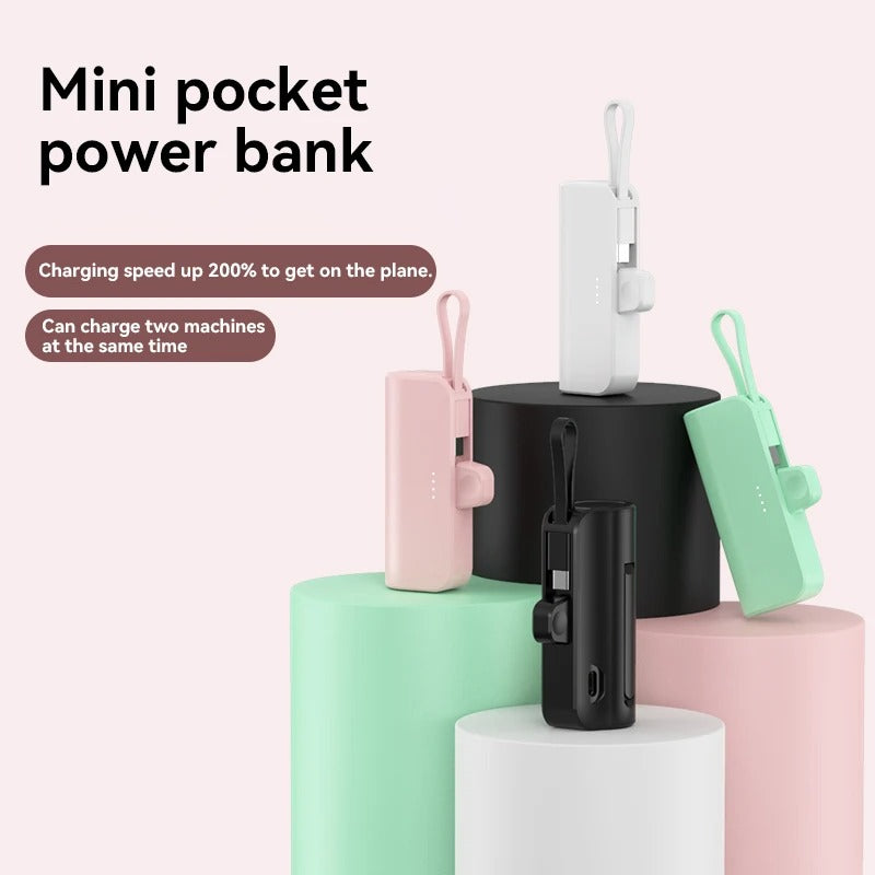 Power Bank with Stand Compatible with iPhone Android External Battery