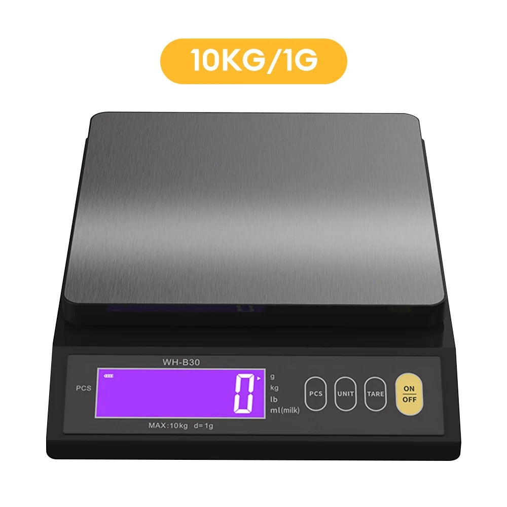 5kg/10kgDigital Electronic Kitchen Scale Household Stainless Steel Measuring Weighing Baking Tool with LCD Display