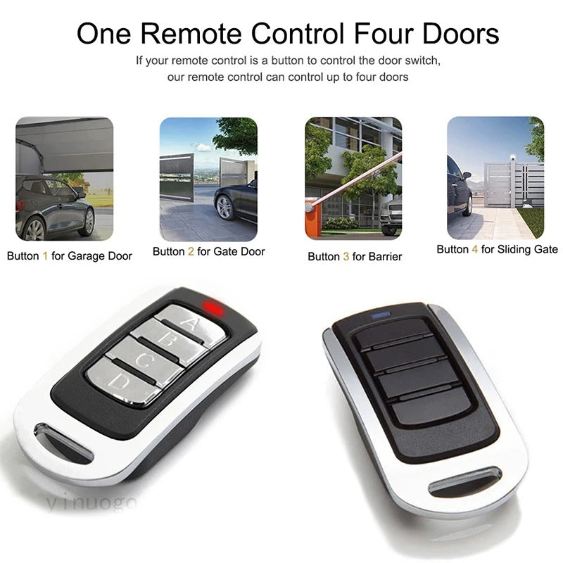 TX2REV TX4REV TX4EVF TX4REVF 868MHz Garage Door Remote Control Duplicator Replacement Garage Door Opener Keychain